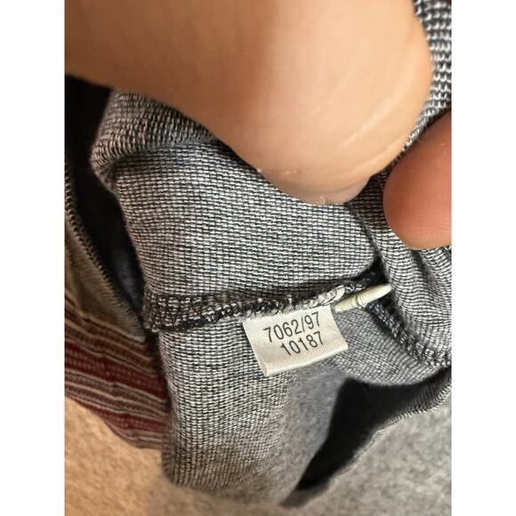 Vintage 90s Antigua Chicago Bulls Gray Striped Polo Made In USA - Large - Picture 6 of 8